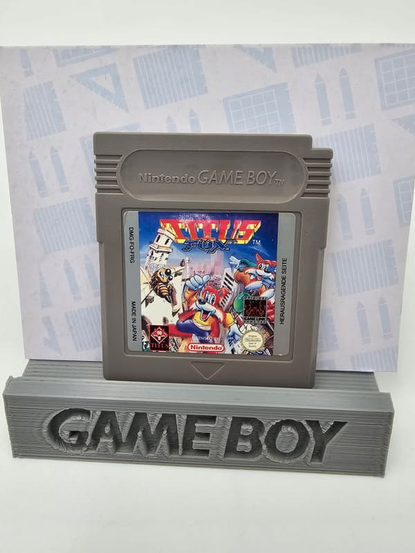 GAME BOY TITUS THE FOX – ORIGINAL
