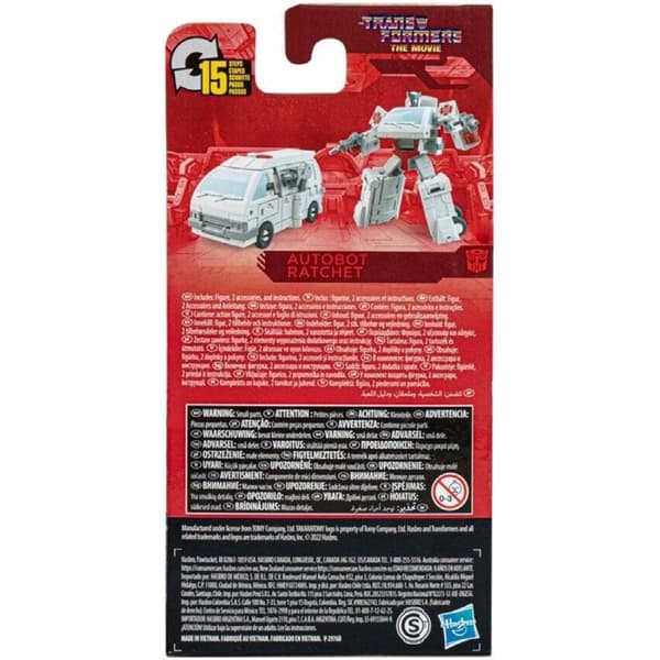 TRANSFORMERS STUDIO SERIES 2-IN-1 AUTO ROBOT FIGURE: AUTOBOT RATCHET, 8 CM