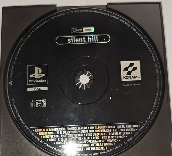 SILENT HILL DEMO for PlayStation (PSX) – READ THE DESCRIPTION!