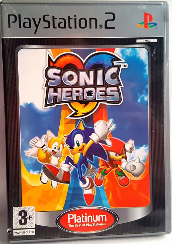 SONIC HEROES PS2 – A SUPER COLOURFUL PLATFORM GAME FOR CHILDREN!
