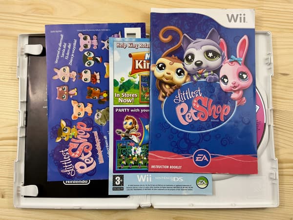 LITTLEST PET SHOP game disc – very good+ condition, complete set, Polish version, Nintendo Wii