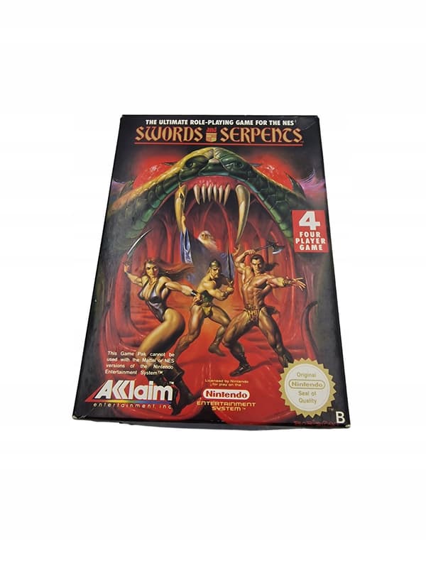 NINTENDO NES SWORDS AND SERPENTS