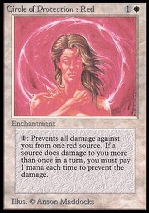 Magic: The Gathering Circle of Protection: Red