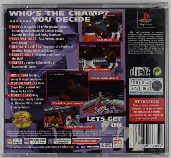 PSX KNOCKOUT KINGS 99
