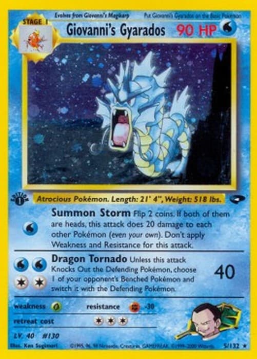 Pokemon Giovanni's Gyarados