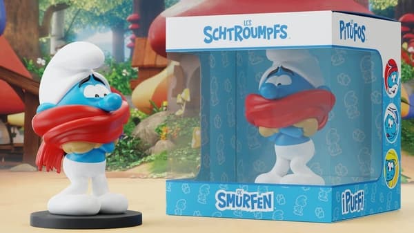 12 cm Chilly Smurf figurine
