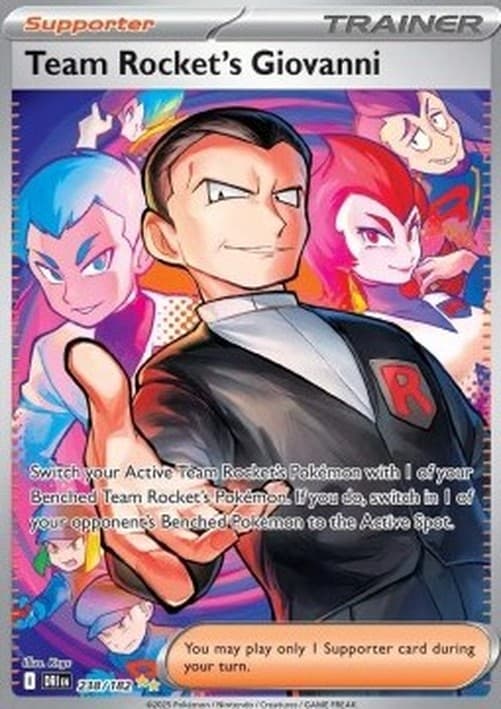 Pokemon Team Rocket's Giovanni