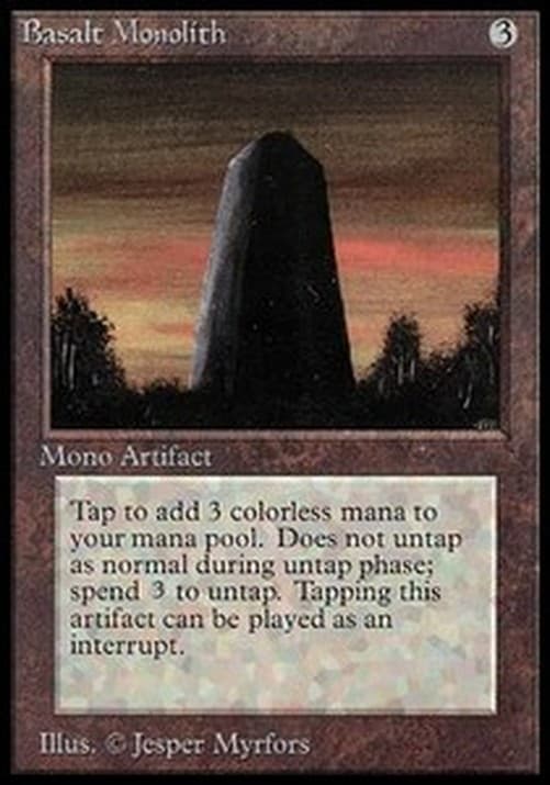 Magic: The Gathering Basalt Monolith