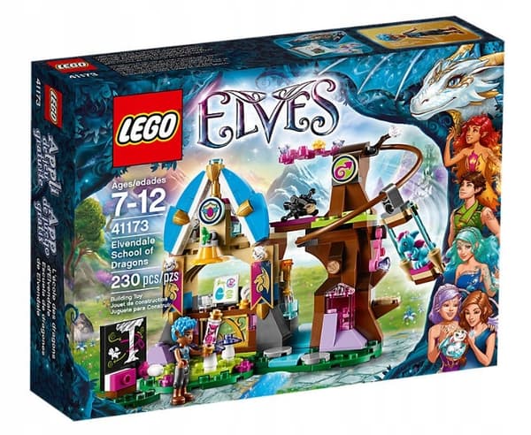 LEGO Elves 41173 Elvendale Dragon School – open box