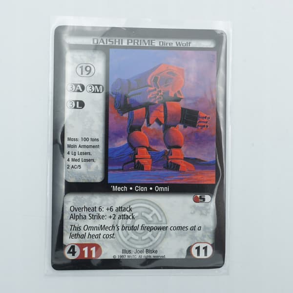BattleTech CCG Trading Card Game: Daishi Prime Dire Wolf