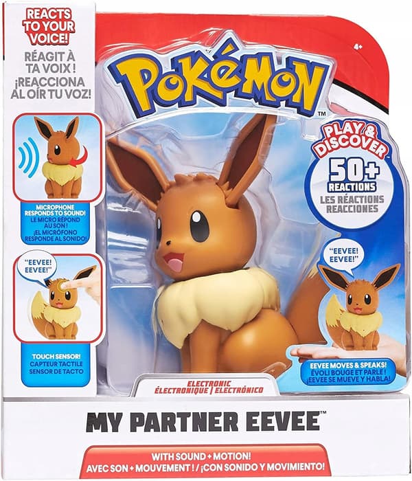 POKÉMON INTERACTIVE FIGURINE, 12 CM, EEVEE