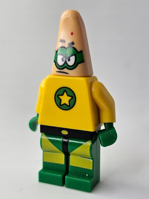 LEGO figure bob026 Patrick – Super Hero WADA /