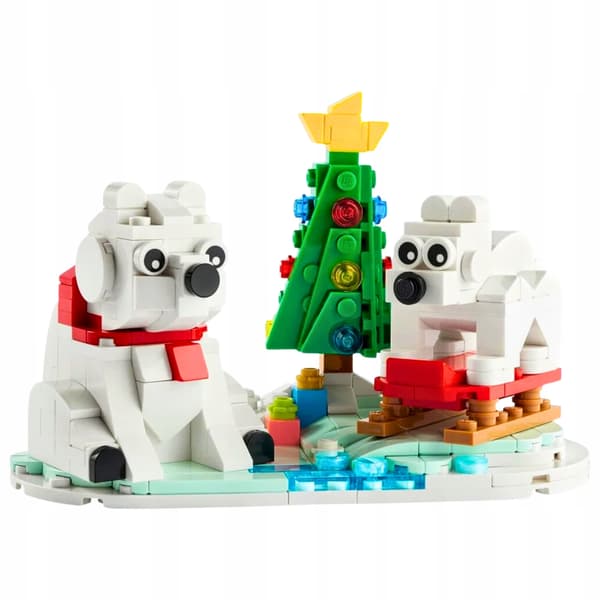 LEGO 40571 Winter Polar Bears – Christmas Gift Set