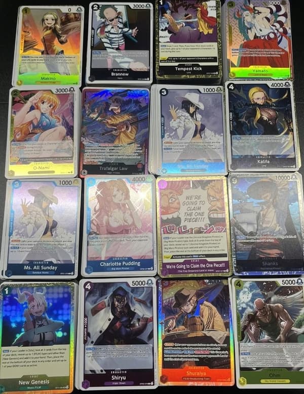 ORIGINAL ONE PIECE TCG CARDS (ENG) – 100 PIECES