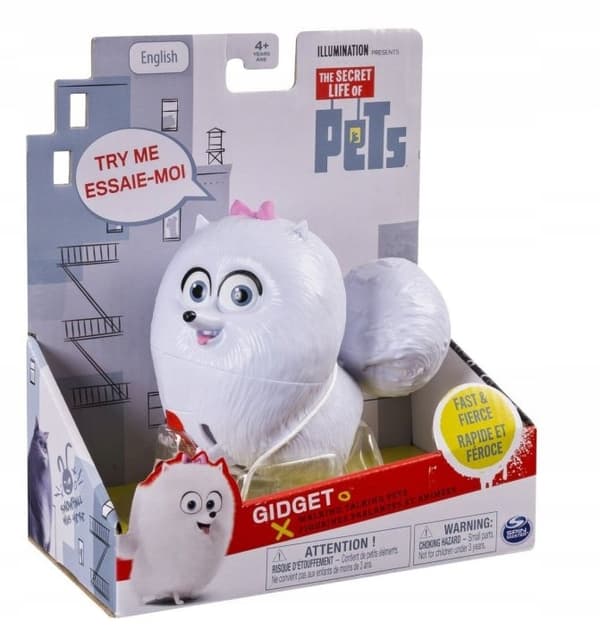 Spin Master Gidget figurine 72802 – walking and talking, English version