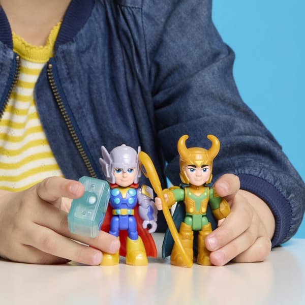 Iron Man and the Super Squad: Thor and Loki 2-pack figures + accessories – Hasbro G3118