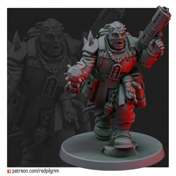 Oathbreakers Squad x5 Red Pilgrim Miniatures 28 mm