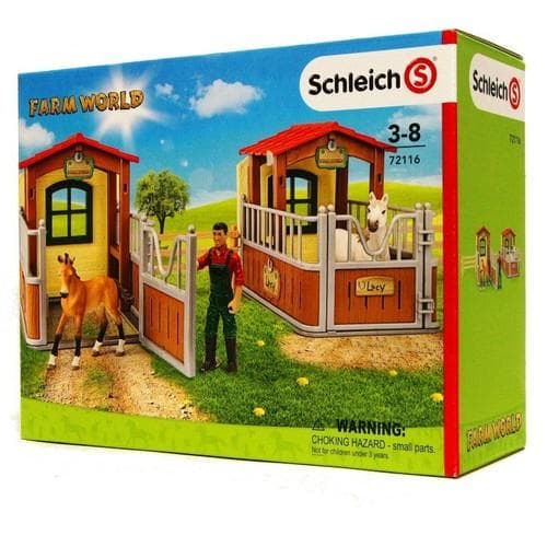 Schleich 72116 A Visit to an Open Stable