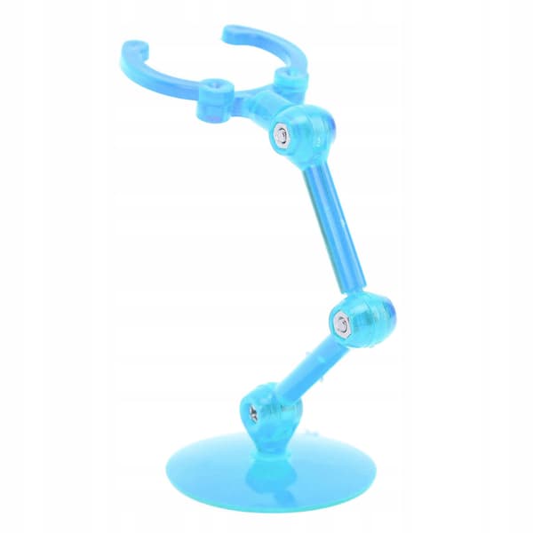 10-piece action figure stand – plastic mini display stand