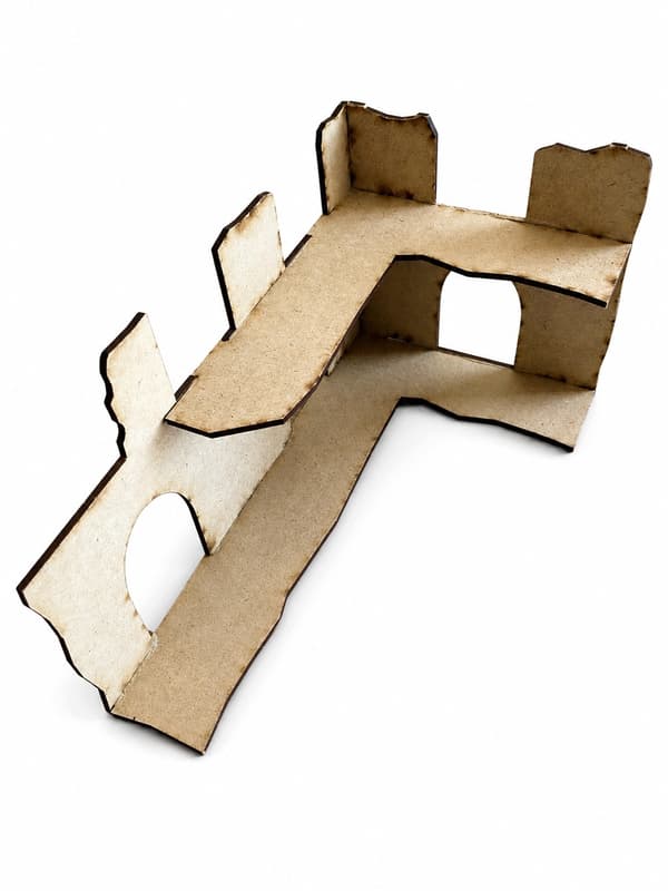 Warhammer 4000 Terrain Set (5 pieces), ruins for wargaming