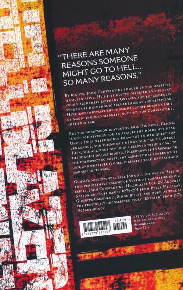 John Constantine, Hellblazer Vol. 25: Another