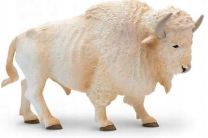 Safari Ltd 180929 White Buffalo Figurine
