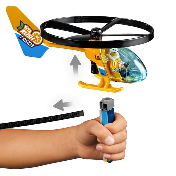 LEGO City 60260 Air Race – Flying Helicopters on a String
