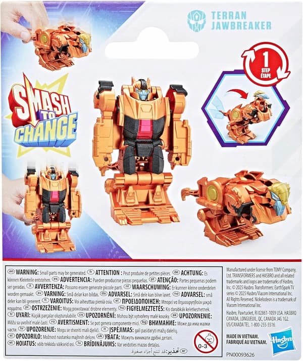 Hasbro Transformers EarthSpark Terran Jawbreaker Smash G1001 figure