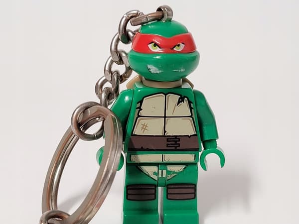 850656 Lego Raphael Teenage Mutant Ninja Turtles keyring