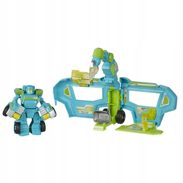 ROBOT Transformers CAR AND TRAILER Hoist Rescue Bots Command Centre