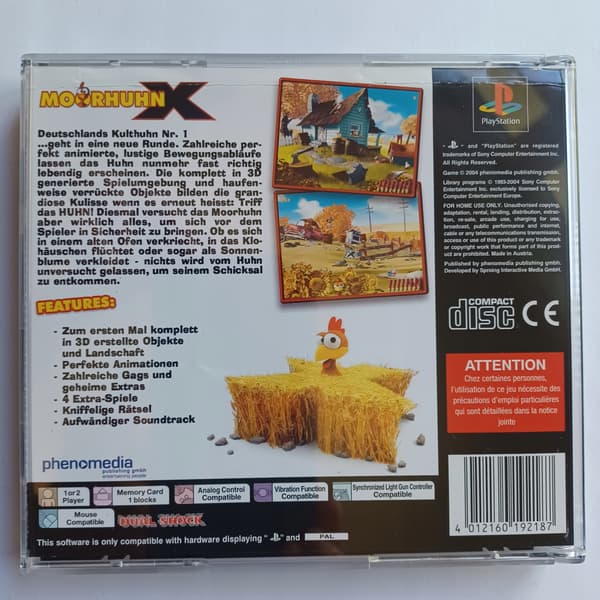 Moorhuhn X, PS1, PSX