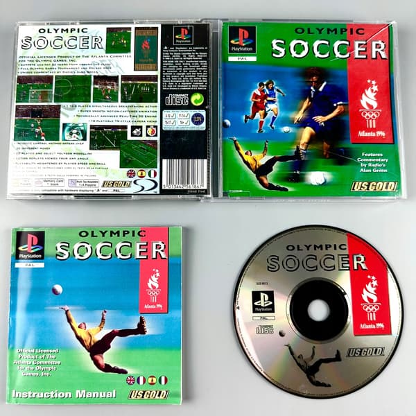Olympic Soccer | PS1 | PSX | PLAYSTATION | 3xA SET
