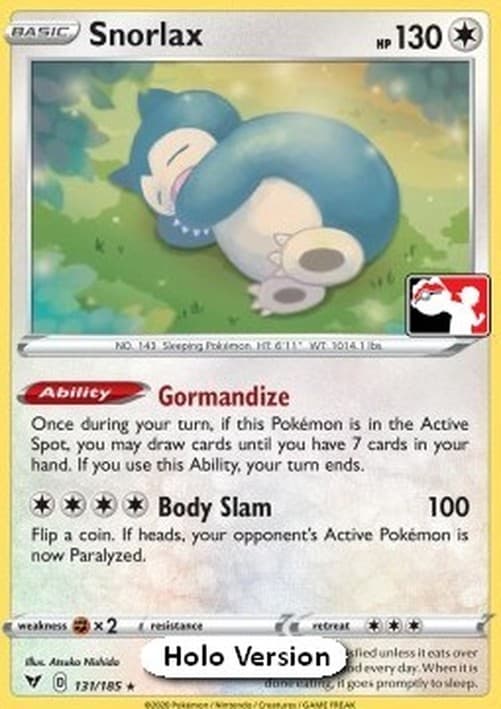 Pokemon TCG Snorlax