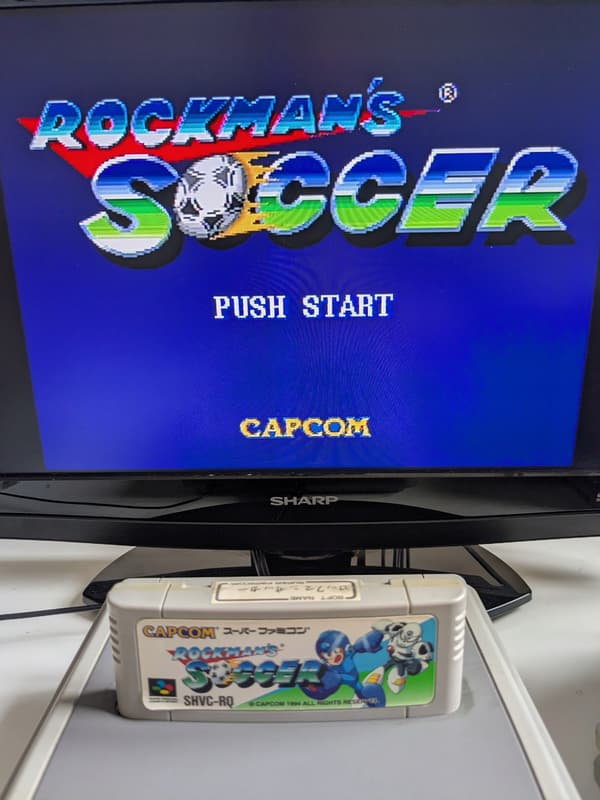 Rockman Soccer – Nintendo Super Famicom NTSC-J