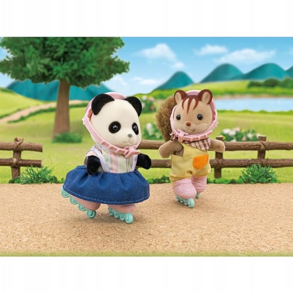 Sylvanian Families Panda Bicycle and Roller Skates Set