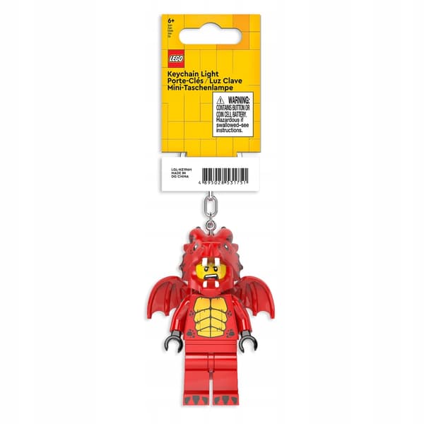 LEGO LED TORCH KEYRING Red Dragon KEYRING Minifigures LGL-KE196H