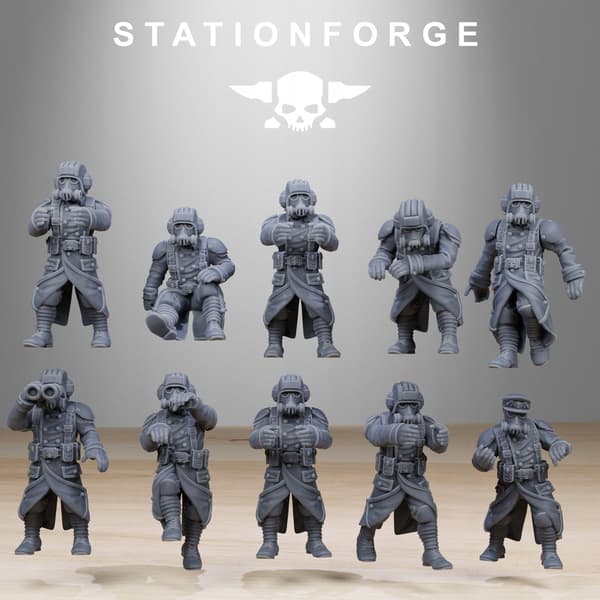 GrimGuard Airship + Crew - minifakturapl