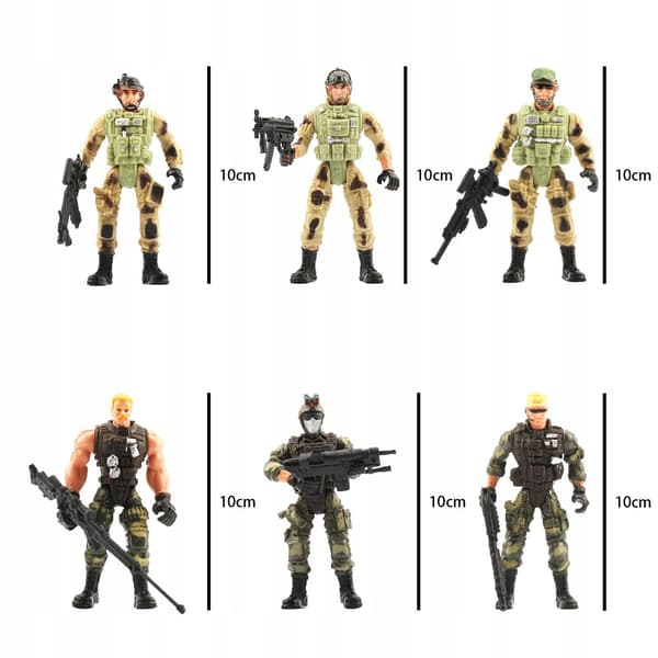 Special Forces Action Figures – A multi-functional role-play toy – Squad toy, Style B