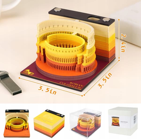 COLOSSEUM BUILDING BLOCKS FOR ADULTS – LEGO 3D calendar