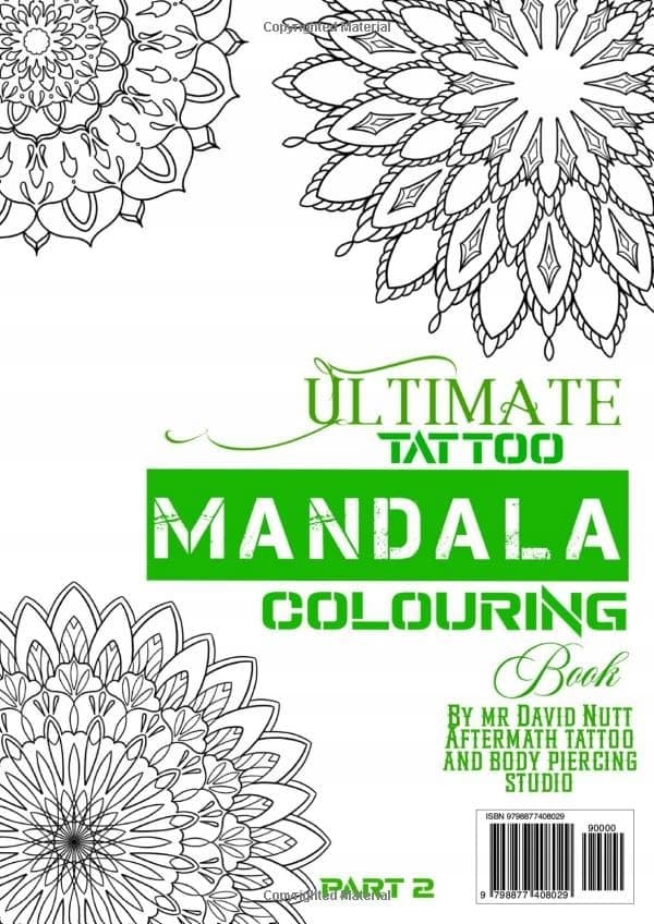 The Ultimate Mandala Tattoo Colouring Book
