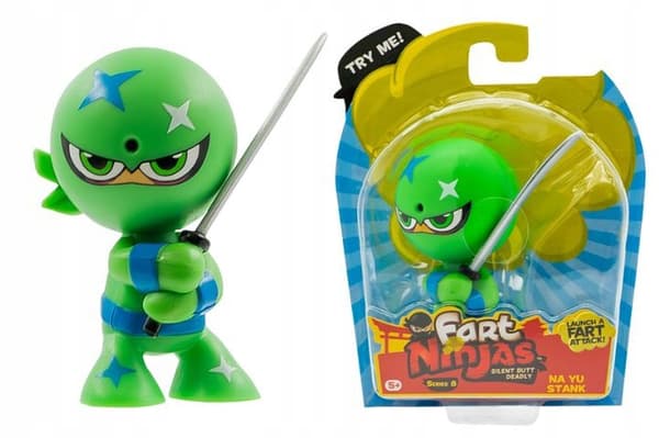 FART NINJAS FIGURE WITH SOUND FOR YU STANK 70703