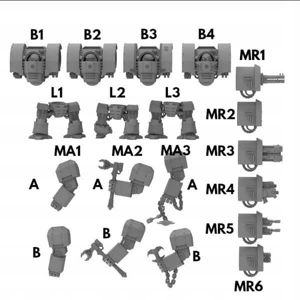 Warhammer 40,000 Hell Thug Ironclad 32 mm set