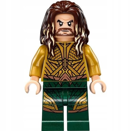 Lego minifigure @@@ AQUAMAN sh429 + WEAPON @@@ from set 76085