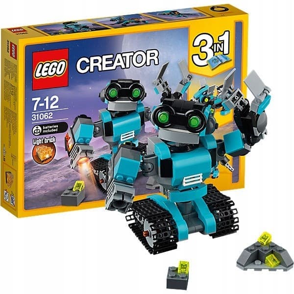 LEGO CREATOR 31062 Glowing Explorer Robot – ONE-OF-A-KIND