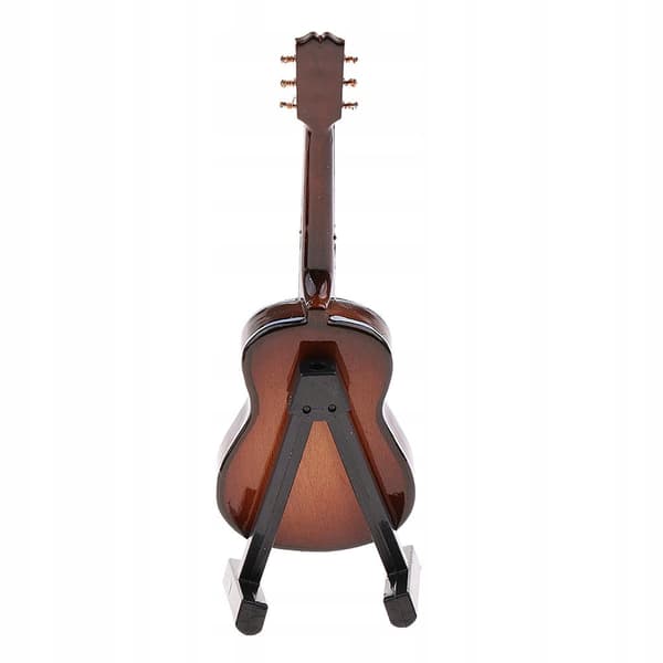 1/6 Wood classical guitar with a support box for the B-shape headstock, as described