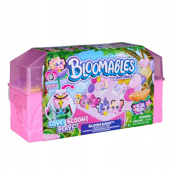 BLOOMABLES HATCHIMALS SET OF 6 BLOOM BASH FIGURES + ACCESSORIES