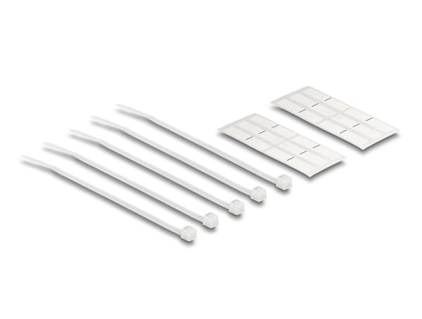 Delock 67066 19-inch 24-port tilting Keystone patch panel with strain relief