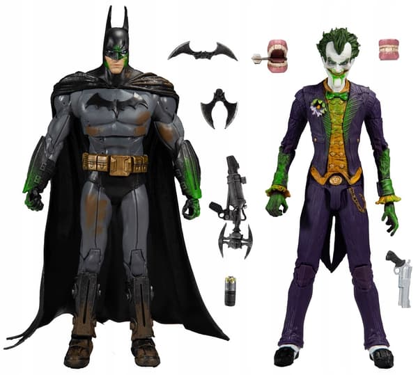 Batman vs Joker Arkham DC Multiverse Figurine Set
