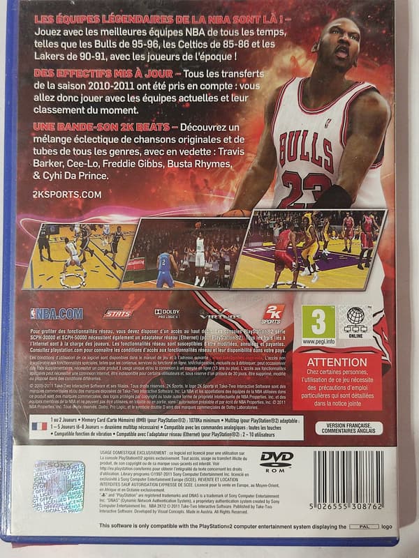 PS2 NBA 2K12 PLAYSTATION GAME