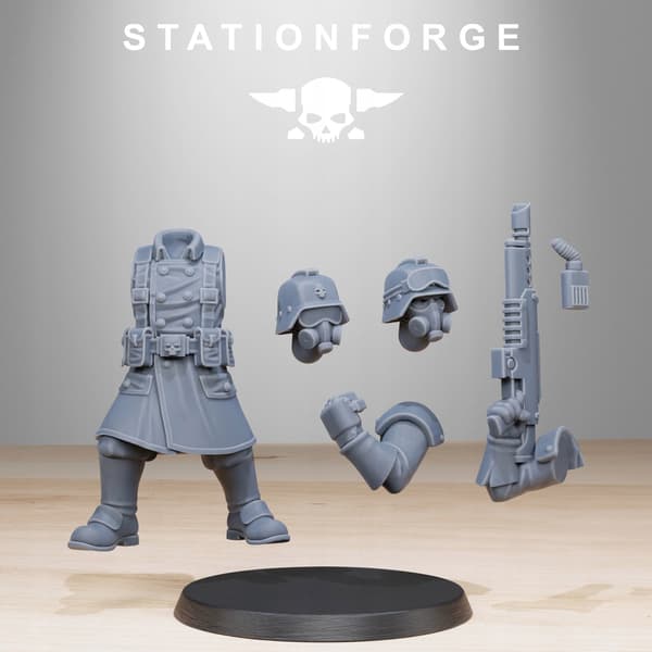 GrimGuard Militants – 5x – minifakturapl